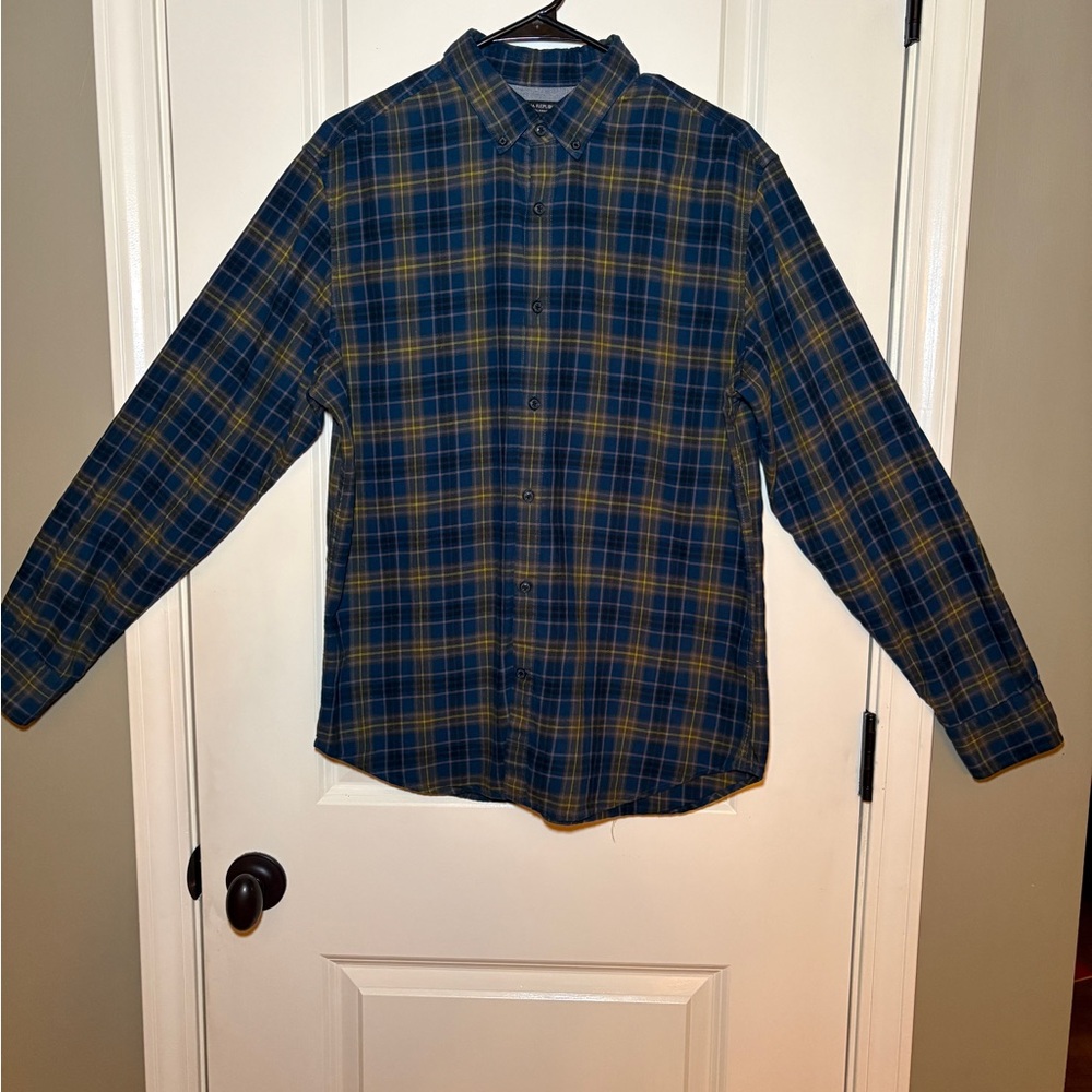 Banana Republic Luxe Flannel Plaid Shirt